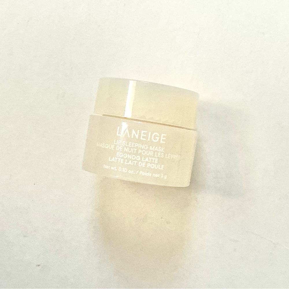 Laneige Lip Sleeping Mask Eggnog Latte Mini Sample Size .10 Oz — Limited Edition